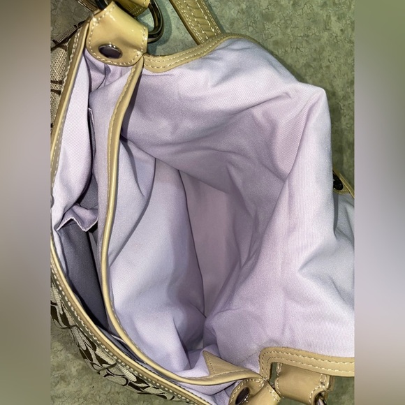 Coach signature Soho pleated Jacquard leather bag - Picture 7 of 10